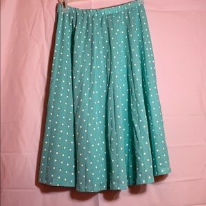 Tiffany Blue Vintage Skirt